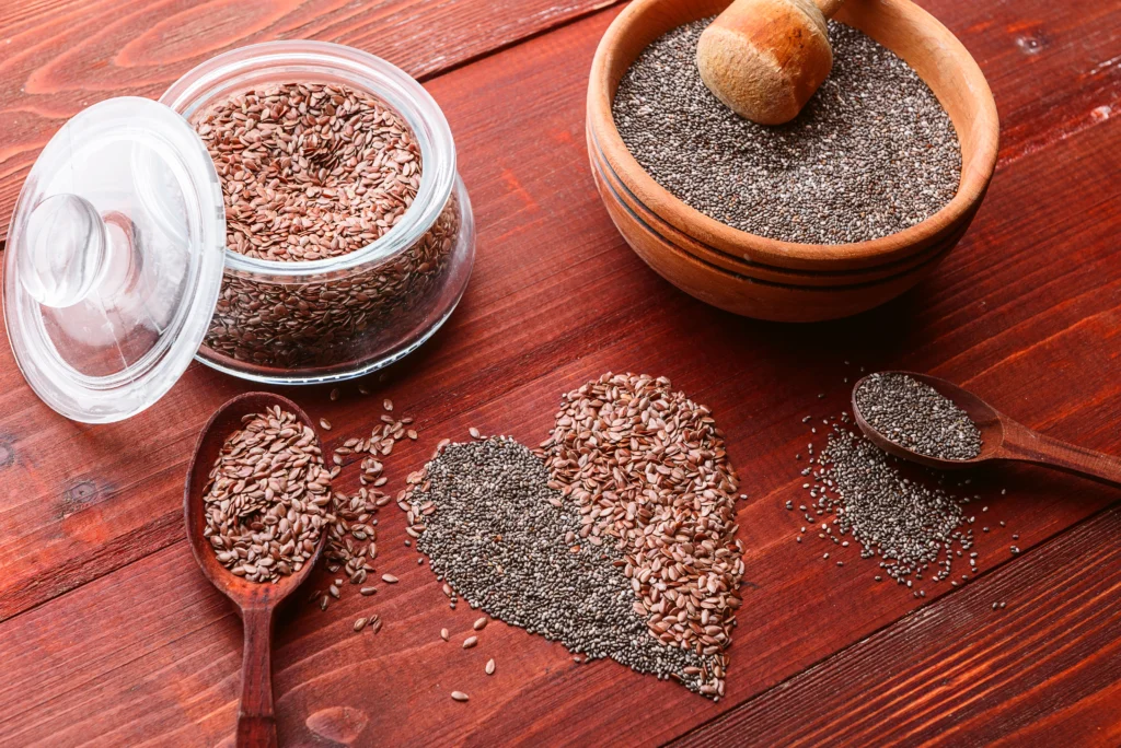 Flaxseeds and Chia Seeds